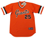 BARRY BONDS San Francisco Giants 1970's Majestic Cooperstown Baseball Jersey
