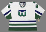 PIERRE LAROUCHE 1981 Home CCM Hartford Whalers Jersey - FRONT