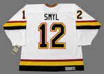 STAN SMYL Vancouver Canucks 1989 CCM Vintage Home NHL Hockey Jersey