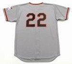 HAL LANIER San Francisco Giants 1969 Majestic Throwback Away Baseball Jersey