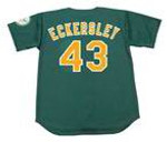 DENNIS ECKERSLEY Oakland Athletics 1994 Alternate Majestic Baseball Throwback Jersey - BACK