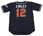 STEVE FINLEY San Diego Padres 1997 Majestic Throwback Alternate Baseball Jersey