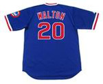 JEROME WALTON Chicago Cubs 1989 Majestic Cooperstown Throwback Baseball Jersey