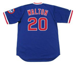 JEROME WALTON Chicago Cubs 1989 Majestic Cooperstown Throwback Baseball Jersey