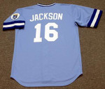 BO JACKSON Kansas City Royals 1989 Away Majestic Baseball Throwback Jersey - BACK