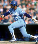 HAL McRAE Kansas City Royals 1985 Majestic Cooperstown Away Baseball Jersey