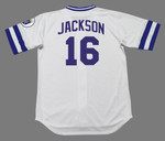 BO JACKSON Kansas City Royals 1989 Home Majestic Baseball Throwback Jersey - BACK