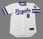 JIM SUNDBERG Kansas City Royals 1985 Majestic Cooperstown Home Baseball Jersey