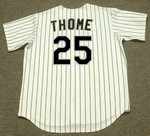 JIM THOME Chicago White Sox 1998 Home Majestic Throwback Baseball Jersey - BACK
