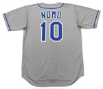 HIDEO NOMO Los Angeles Dodgers 2002 Away Majestic Baseball Throwback Jersey