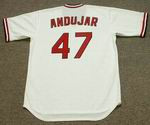 JOAQUIN ANDUJAR St. Louis Cardinals 1982 Majestic Cooperstown Home Baseball Jersey