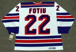 NICK FOTIU New York Rangers 1982 CCM Vintage Throwback Home NHL Hockey Jersey