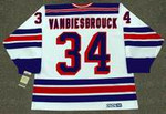 JOHN VANBIESBROUCK New York Rangers 1985 CCM Vintage Home NHL Hockey Jersey