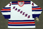 JOHN VANBIESBROUCK New York Rangers 1985 CCM Vintage Home NHL Hockey Jersey