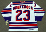 JEFF BEUKEBOOM New York Rangers 1990's CCM Vintage Home NHL Hockey Jersey