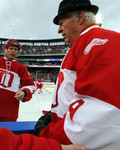 GORDIE HOWE Detroit Red Wings CCM 2014 "Winter Classic" Alumni Hockey Jersey