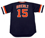 BOB BRENLY San Francisco Giants 1982 Majestic Cooperstown Away Baseball Jersey