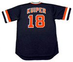 DUANE KUIPER San Francisco Giants 1982 Majestic Cooperstown Away Baseball Jersey