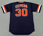 ORLANDO CEPEDA San Francisco Giants Majestic Cooperstown Away Baseball Jersey