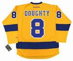 DREW DOUGHTY Los Angeles Kings 2015 REEBOK Throwback NHL Hockey Jersey