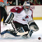 PATRICK ROY Colorado Avalanche 2001 CCM Vintage Throwback NHL Hockey Jersey - ACTION