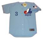 BOB BAILEY 1969 Away Majestic Expos Baseball Jersey - FRONT