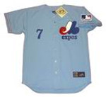 BOBBY WINE 1969 Away Majestic Expos Baseball Jersey - FRONT