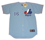 MIKE JORGENSEN Montreal Expos 1974 Majestic Cooperstown Away Baseball Jersey