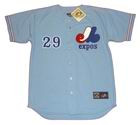 KEN SINGLETON Montreal Expos 1973 Majestic Cooperstown Away Baseball Jersey