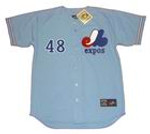 FELIPE ALOU Montreal Expos 1973 Majestic Cooperstown Away Baseball Jersey