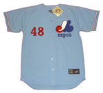ROSS GRIMSLEY Montreal Expos 1978 Majestic Cooperstown Away Baseball Jersey