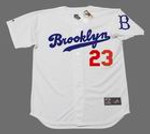 DON ZIMMER Majestic Throwback Home Brooklyn Dodgers Shirt - FRONT