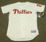 JOHN KRUK Philadelphia Phillies Majestic Authentic Home Baseball Jersey