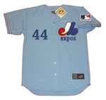 CARL MORTON 1969 Away Majestic Expos Baseball Jersey - FRONT