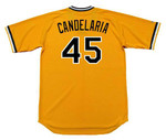 JOHN CANDELARIA Pittsburgh Pirates 1979 Majestic Cooperstown Home Baseball Jersey