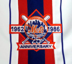 RAY KNIGHT New York Mets 1986 Majestic Cooperstown Home Baseball Jersey