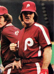 PETE ROSE Philadelphia Phillies 1979 Majestic Throwback Baseball Jersey - ACTION