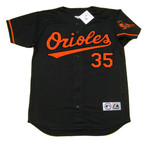 MIKE MUSSINA Baltimore Orioles 2000 Majestic Alternate Throwback Baseball Jersey - FRONT