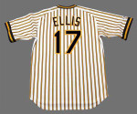 DOCK ELLIS Pittsburgh Pirates 1979 Majestic Cooperstown Home Baseball Jersey