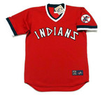 BOOG POWELL Cleveland Indians 1975 Majestic Cooperstown Throwback Jersey