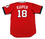 DUANE KUIPER Cleveland Indians 1975 Majestic Cooperstown Throwback Jersey