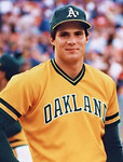 JOSE CANSECO Oakland Athletics 1986 Majestic Throwback Baseball Jersey - ACTION