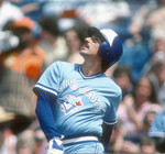 BUCK MARTINEZ Toronto Blue Jays 1983 Majestic Throwback Away Baseball Jersey - ACTION