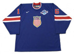 Brett Hull 2004 World Cup USA Olympic Nike Throwback Hockey Jersey - FRONT