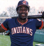 JOE CARTER Cleveland Indians 1984 Majestic Cooperstown Throwback Away Jersey