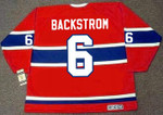 RALPH BACKSTROM Montreal Canadiens 1965 Home CCM Throwback NHL Hockey Jersey - BACK