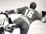 Brett Hull 1987 Calgary Flames CCM Vintage NHL Throwback Hockey Jersey - ACTION