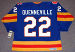 JOEL QUENNEVILLE Colorado Rockies 1980 CCM Vintage Throwback NHL Hockey Jersey