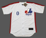 AL OLIVER 1982 Home Majestic Baseball Montreal Expos Jersey - FRONT