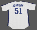 RANDY JOHNSON Montreal Expos 1988 Majestic Cooperstown Home Baseball Jersey